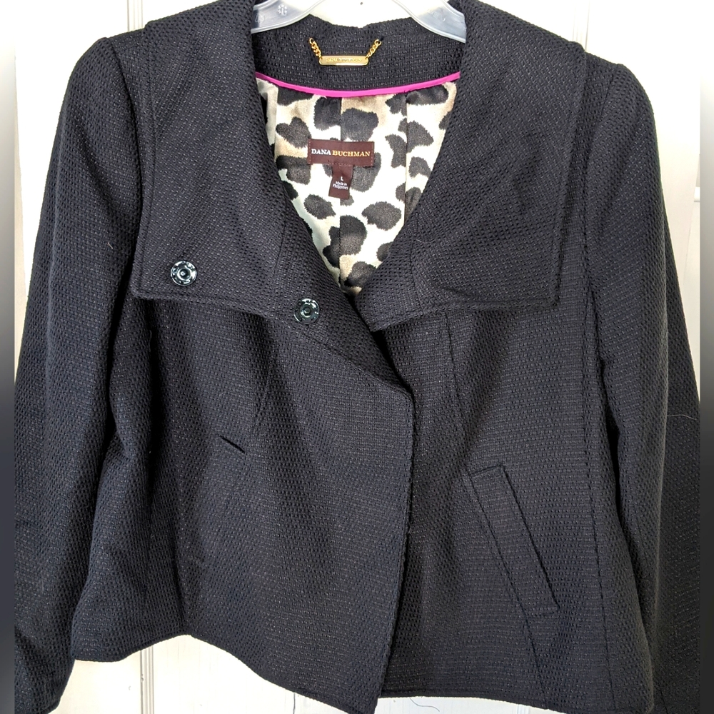 Dana Buchman Texture Classic Blazer Jacket